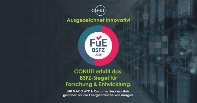 250902_Beitragsbild_MAKO-APP_BSFZ-Siegel BSFZ-Siegel für Forschung & Entwicklung - CONUTI
